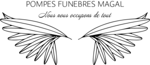 logo noir pompes funebres magal